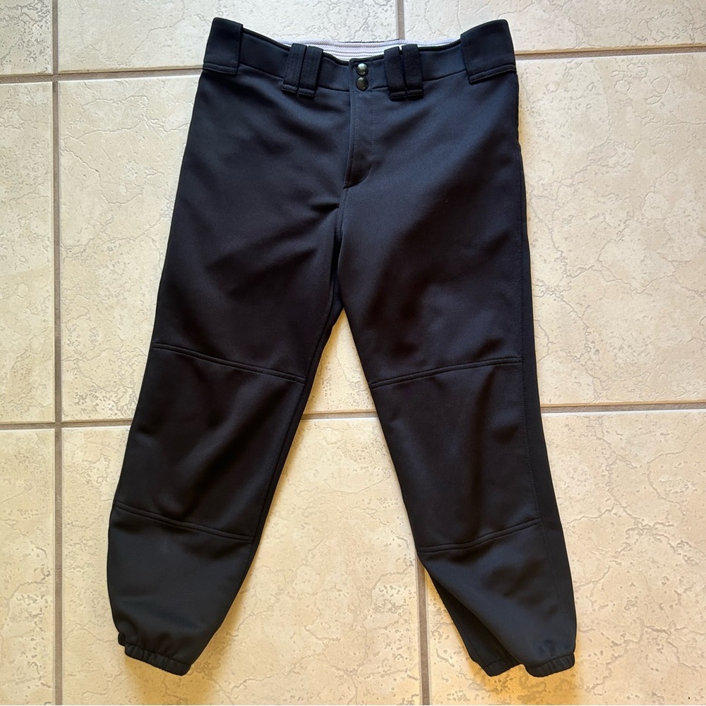 Mizuno Womens Softball Pants Knickers Black Size Medium Performance